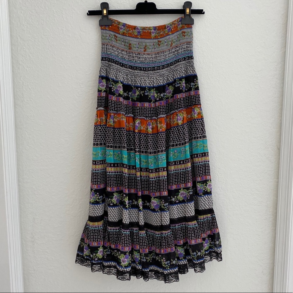 Anthropologie lapis convertible skirt/ dress